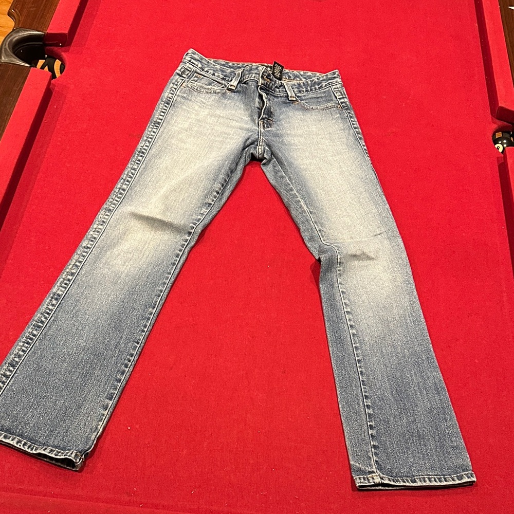 Calvin Klein Jeans Light Wash Straight Leg Denim